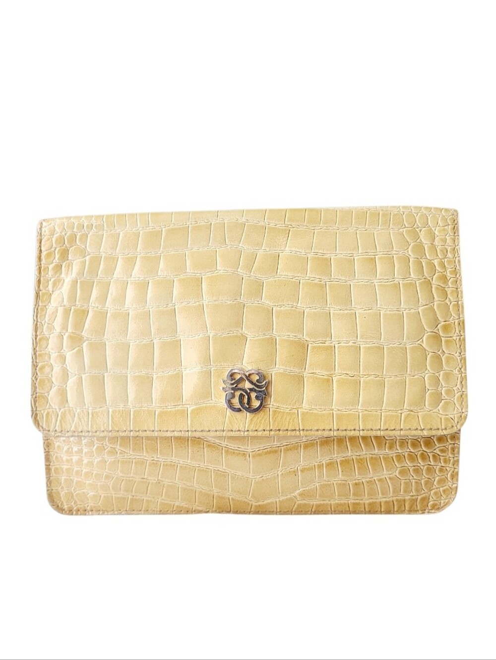 Pirovano Vintage Embossed Leather Wallet - Made In Italy